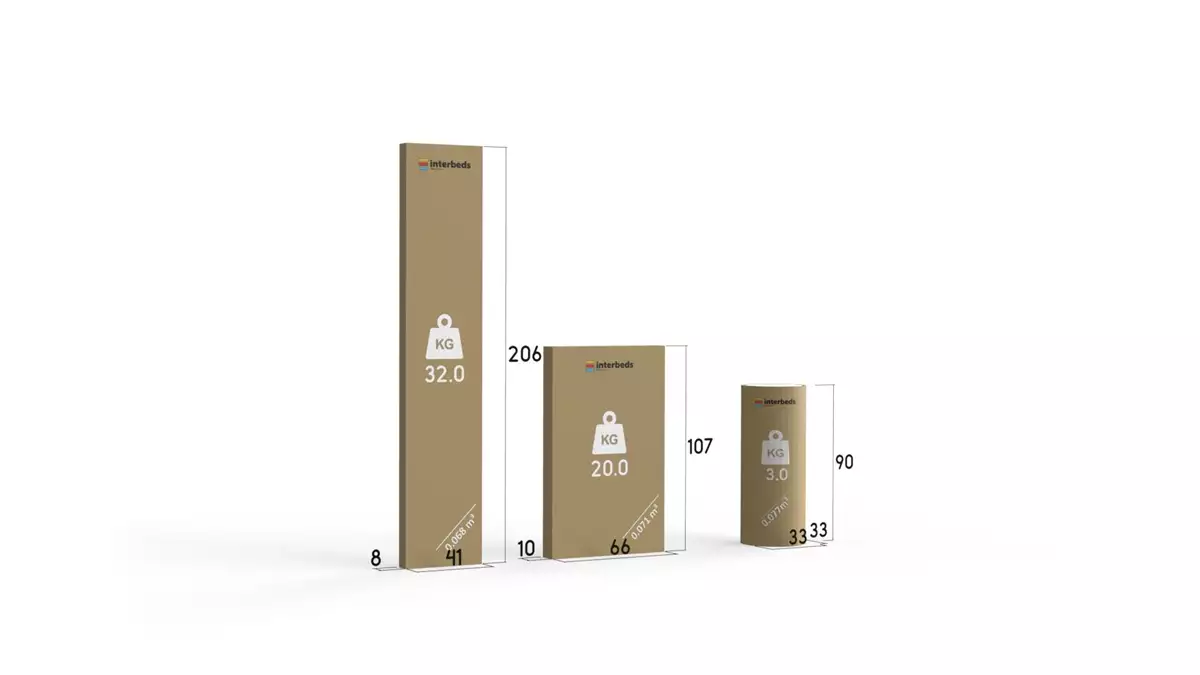 Spôsob balenia pre ERNI jednolôžkovú detskú posteľ 90X200 s matracom a kontajnerom, grafit Spôsob balenia pre ERNI jednolôžkovú detskú posteľ 90X200 s matracom a kontajnerom, grafit