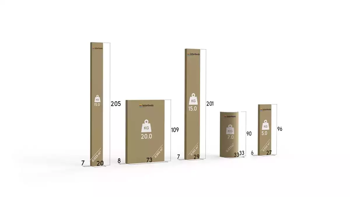 Spôsob balenia výsuvnej detskej postele LILI 90X200 s matracom a zásuvkou, grafit