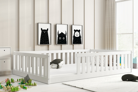 Detská jednoposchodová posteľ 120x200 - Bella Sima biela