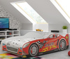 Jednolôžková posteľ Cars 80X160 s matracom, červená