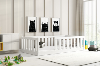 Jednolôžková posteľ Bella Sima 80X160, biela