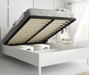 Spálňová posteľ 160x200 - Continental white so zdvíhacím rámom