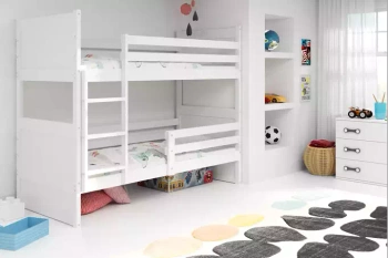 Juniorská poschodová posteľ RICO 90X190, biela