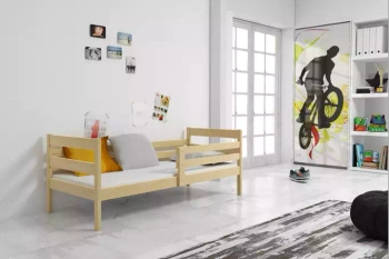 ERYK jednolôžková posteľ pre tínedžerov 90X190, borovica