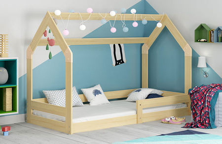 Detská jednolôžková posteľ DOMEK 1 80X160, borovica