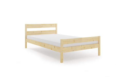 Spálňová posteľ Orbis 140X200, prírodné drevo