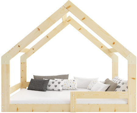 Jednolôžková posteľ 80X160 s matracom, prírodné drevo