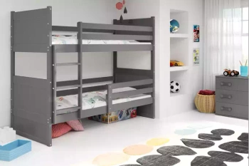 Poschodová posteľ pre mladých RICO 90X190, grafitová