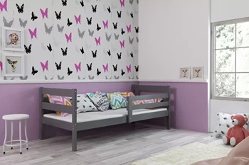 Jednolôžková posteľ ERYK 90X200, grafitová